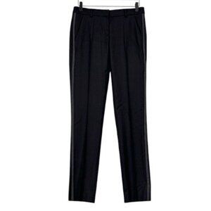 Brooks Brothers red fleece 1818 black slim side stripe pants size 10 NWOT